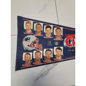 New England Patriots Super Bowl XXXVIII pennant